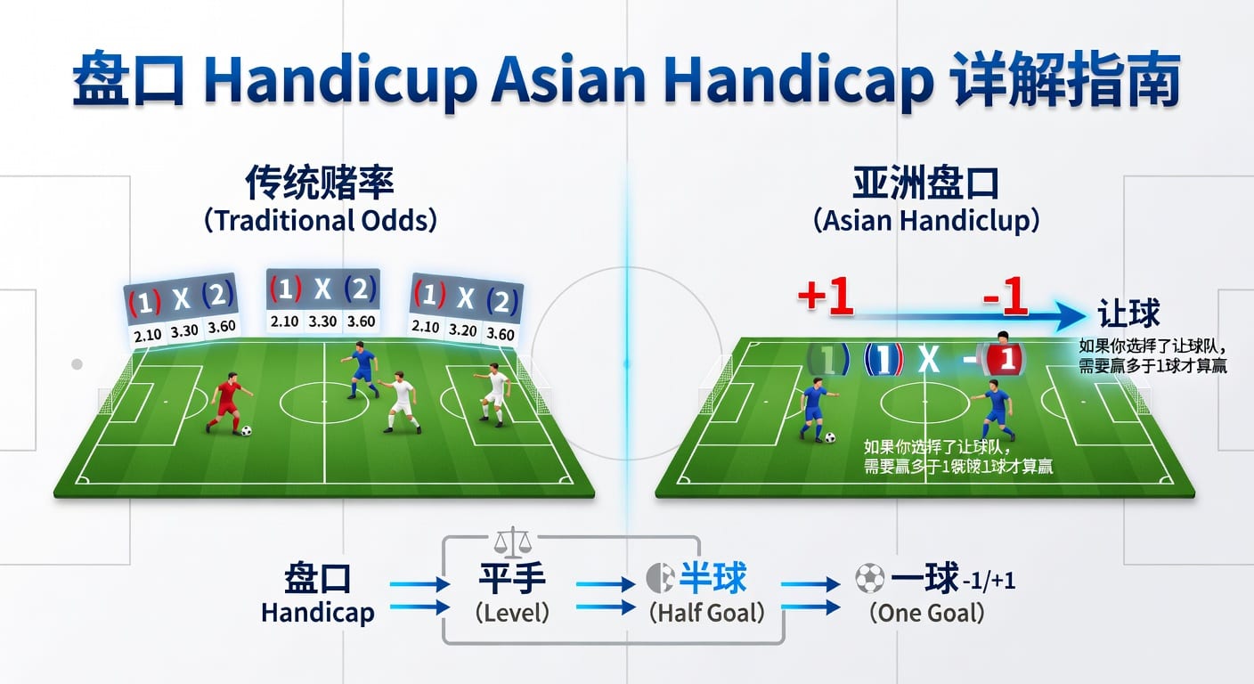 亚洲盘 asian handicap 详解：投注技巧与风险控制
