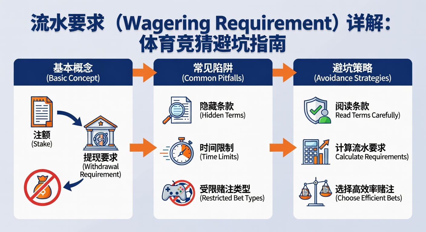 流水要求 sports wagering requirement 体育投注流水计算指南